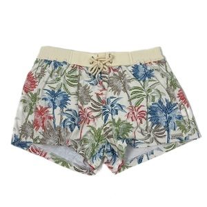 SAUVAGE Palm Tree Swim Cover Up Shorts